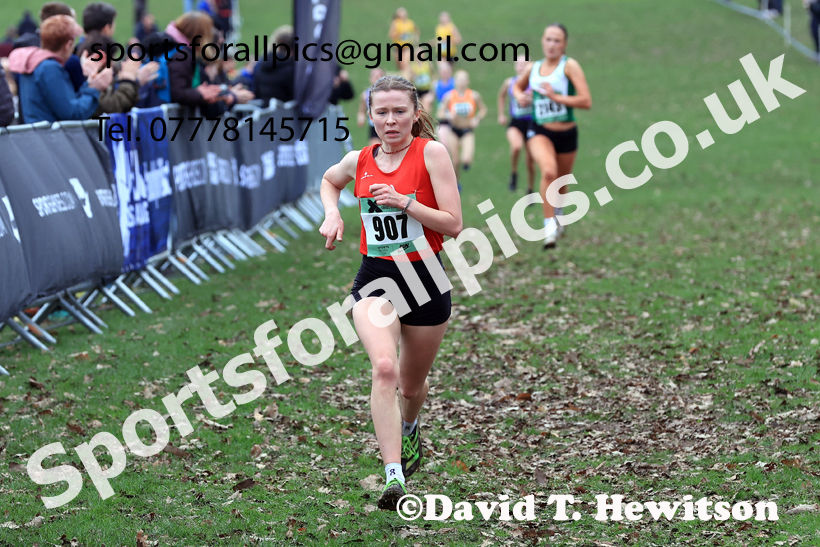 Senior Womens 2026 UK CAU Inter Counties Cross Country, Wollaton Park, Nottingham. Photo: David T. Hewitson/Sports for All Pics
